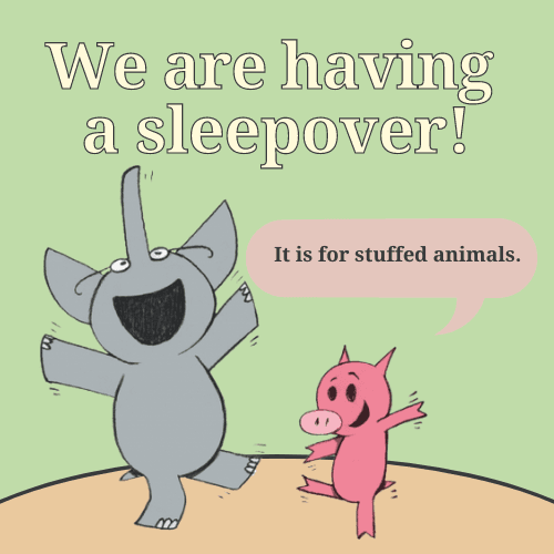 stuffed animal sleepover newsflash